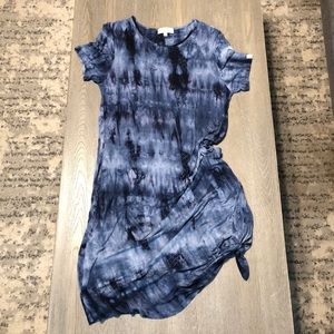 Simply Southern Blue Tie Dye Maxi Dress